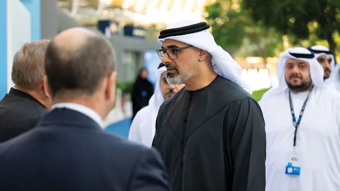 خالد بن محمد بن زايد يشهد افتتاح الدورة الثالثة من &quot;أسبوع أبوظبي المالي&quot;
