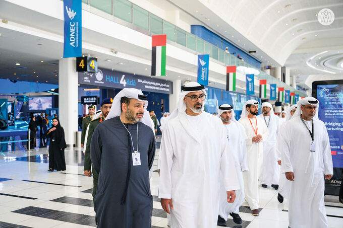 Khaled bin Mohamed bin Zayed visits UMEX and SimTEX