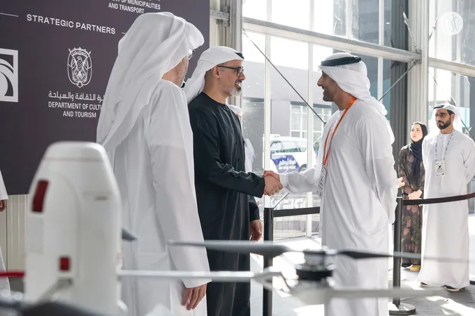 Khaled bin Mohamed bin Zayed attends second edition of DRIFTx exhibition