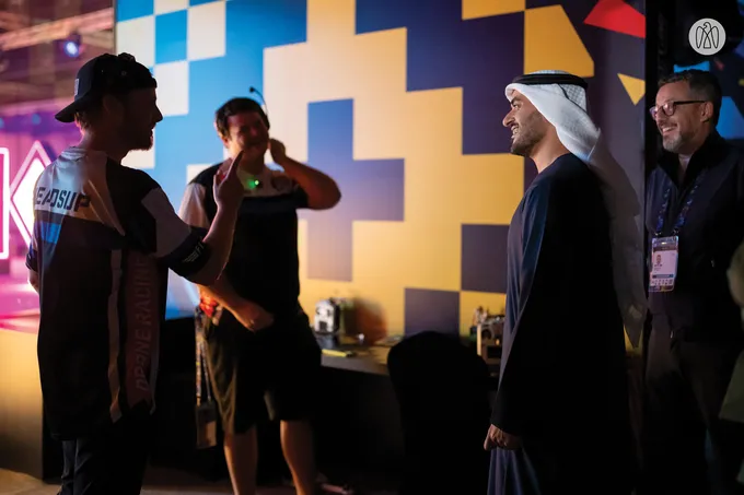 Zayed bin Mohamed bin Zayed attends Games of the Future 2025 phygital competitions
