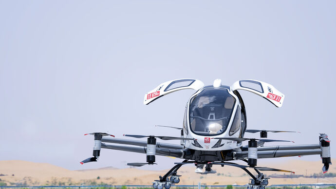 Middle East’s first passenger-carrying drone trials take place in Abu Dhabi