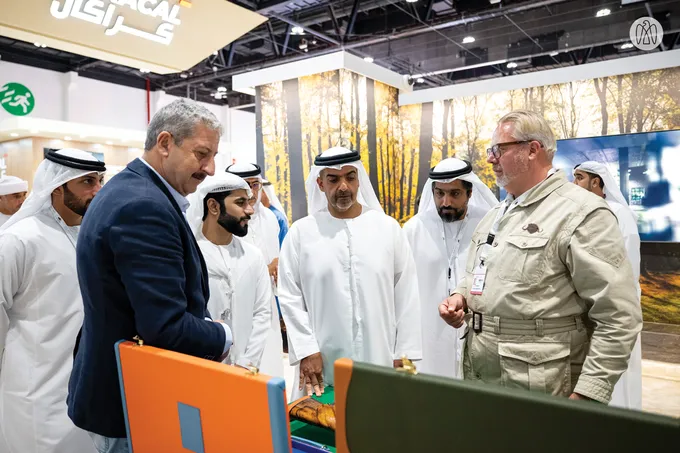 Hamed bin Zayed visits Abu Dhabi International Hunting and Equestrian Exhibition