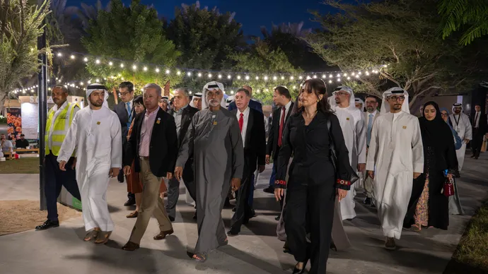 نهيان بن مبارك يتقدم مسيرة «التسامح نحو المريخ» ضمن فعاليات المهرجان الوطني للتسامح والتعايش