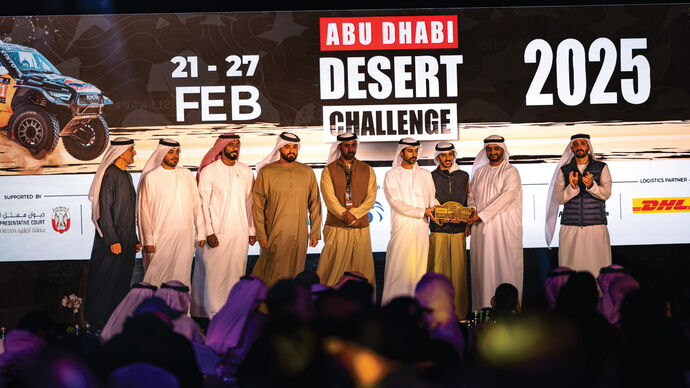 Yas bin Hamdan bin Zayed honours winners of Abu Dhabi Desert Challenge 2025