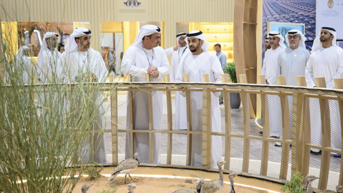 Hamdan bin Zayed visits ADIHEX 2023