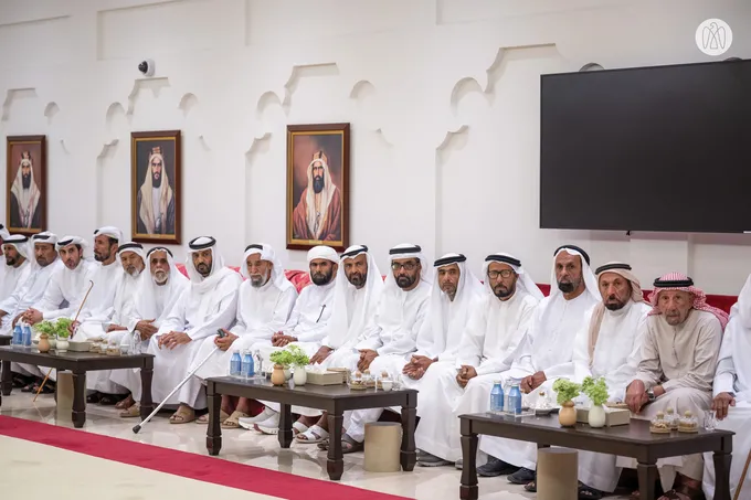 Hamdan bin Zayed receives well-wishers for holy month of Ramadan