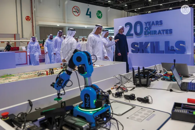 Khaled bin Mohamed bin Zayed attends 17th EmiratesSkills National Competition