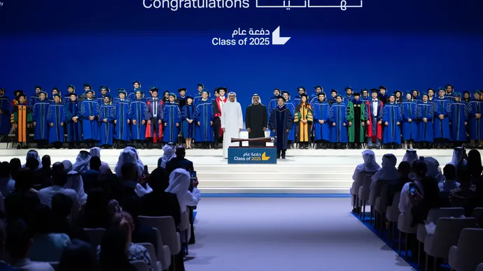 Khaled bin Mohamed bin Zayed attends Mohamed bin Zayed University of Artificial Intelligence 2025 commencement ceremony