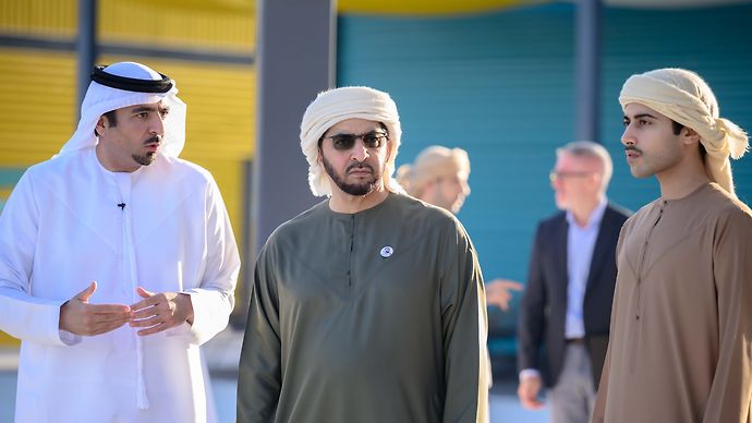 Hamdan bin Zayed inaugurates new waterfront destinations in Al Dhafra, Mugheirah Bay and Mamsha Al Mugheirah