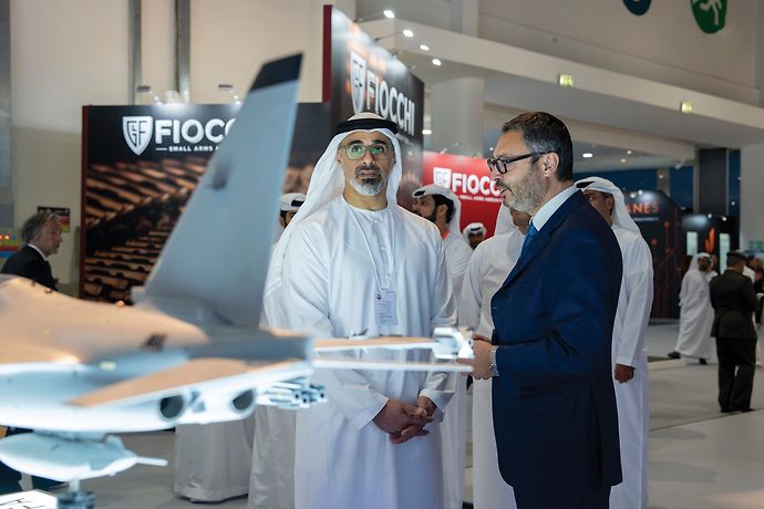 Khaled bin Mohamed bin Zayed visits 16th edition of IDEX 2023