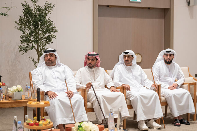 Khaled bin Mohamed bin Zayed attends Rashid Ali Rashid Al Nuaimi wedding reception
