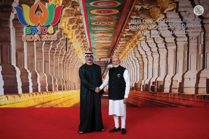 On behalf of the UAE President, Crown Prince of Abu Dhabi leads UAE delegation at 18th BRICS Summit