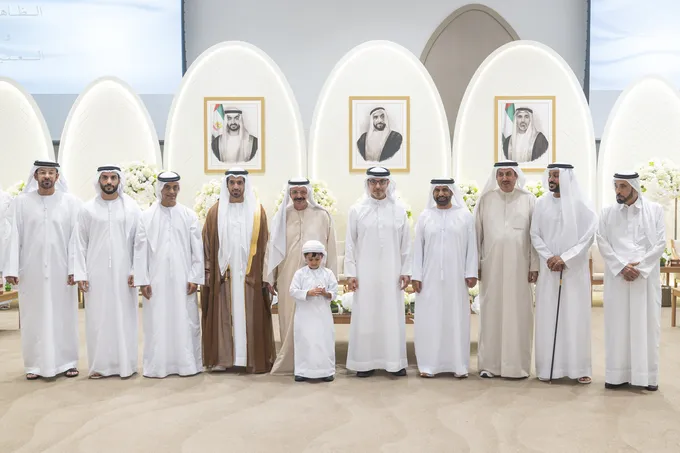 Hazza bin Zayed attends Al Dhaheri and Al Otaiba wedding in Abu Dhabi