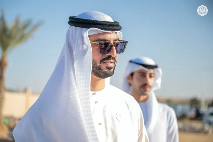 سلطان بن حمدان بن زايد يزور مشروع Project 02 في قلعة مزيرعة بمنطقة الظفرة
