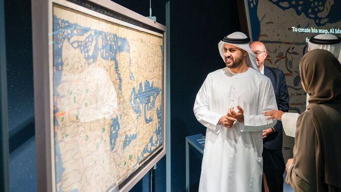 Under the patronage of Mansour bin Zayed, Theyab bin Mohamed bin Zayed inaugurates Andalusia: History and Civilisation exhibition