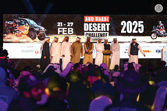 Yas bin Hamdan bin Zayed honours winners of Abu Dhabi Desert Challenge 2025