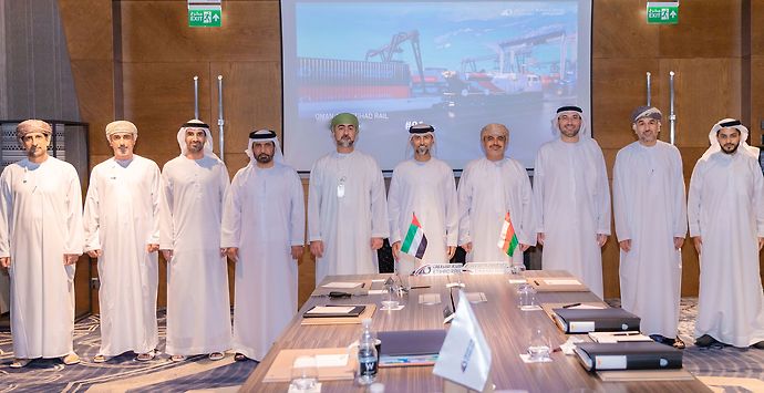 Oman-Etihad Rail Company board reviews progress of UAE-Oman Railway Network Project
