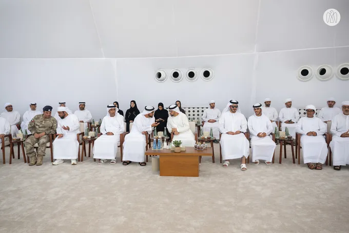 Hamdan bin Zayed crowns the winners of the 8th edition of the Dalma Historic Traditional Dhow Race, 60-foot category