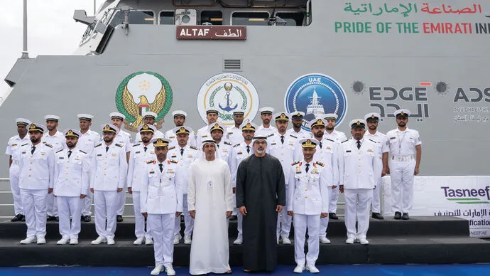 Khaled bin Mohamed bin Zayed attends 2nd day of IDEX and NAVDEX 2025