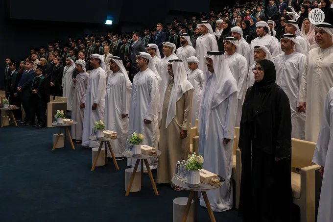Under the patronage of Sheikha Fatima bint Mubarak, Nahyan bin Mubarak attends graduation ceremony of 6th cohort of Sheikh Zayed Private Academy for Boys