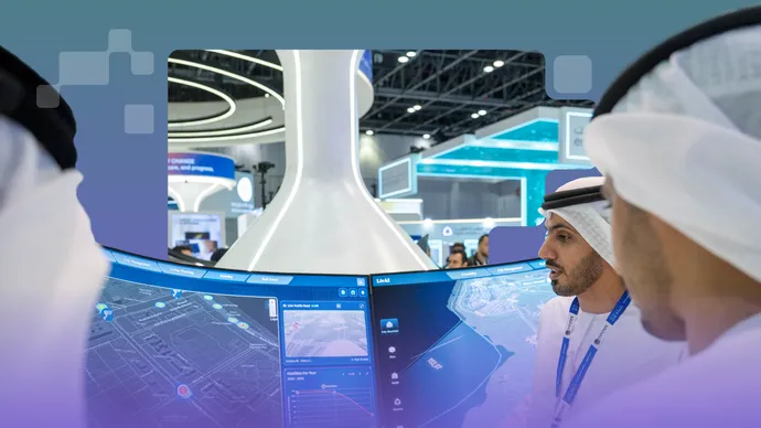 مبادرات ومشاريع مبتكرة  في جناح حكومة أبوظبي خلال اليوم الثاني من معرض «جيتكس العالمي للتقنية 2025»