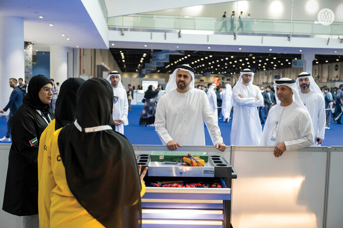 Theyab bin Mohamed bin Zayed attends TVET Leaders Forum