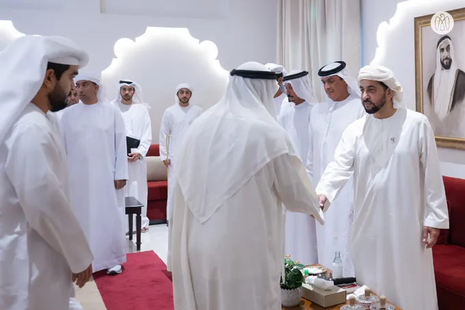 Hamdan bin Zayed reviews development projects on Dalma Island and meets with residents