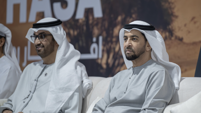 Hamdan bin Zayed visits Bu Hasa field and praises ADNOC’s efforts in employing artificial intelligence and technology in production processes