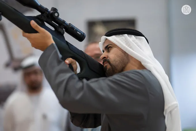 Theyab bin Mohamed bin Zayed visits 23rd Abu Dhabi International Hunting and Equestrian Exhibition