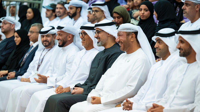 Khaled bin Mohamed bin Zayed attends final round of Khaled bin Mohamed bin Zayed Jiu-Jitsu Championship