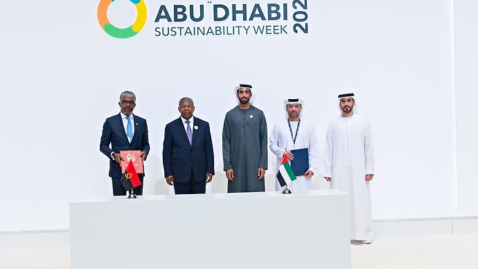 In the presence of Shakhbout bin Nahyan, AD Ports Group partners with Republic of Angola entities on major maritime and port framework agreements
