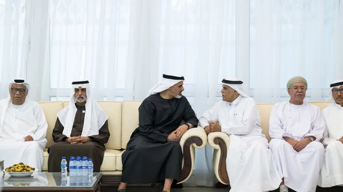 Khaled bin Mohamed bin Zayed offers condolences on the passing of Mohammed Ibrahim Obaidullah