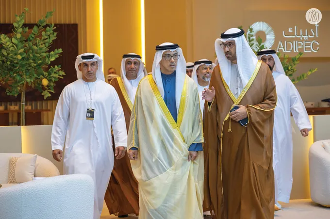 Under the patronage of the UAE President, Mansour bin Zayed inaugurates ADIPEC 2025