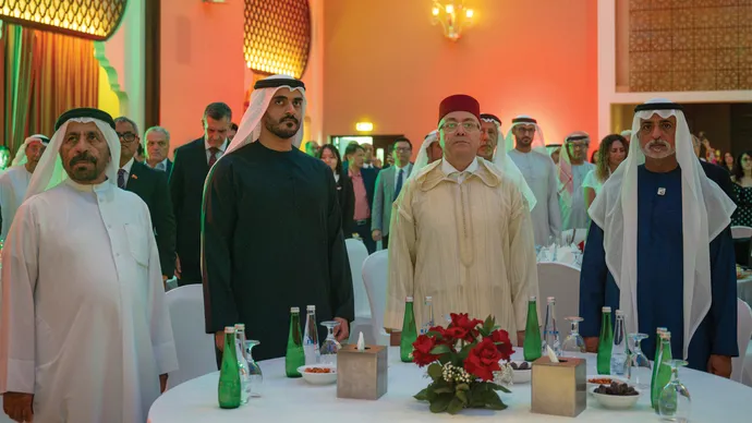Zayed bin Mohamed bin Zayed and Nahyan bin Mubarak attend Moroccan embassy’s reception on Throne Day