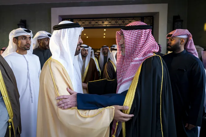 Theyab bin Mohamed bin Zayed attends Abdullah Fahad Al-Sabah marriage reception