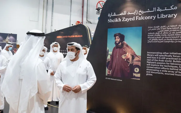 Hamdan bin Zayed has visited the 18th edition of Abu Dhabi International Hunting and Equestrian Exhibition (ADIHEX)