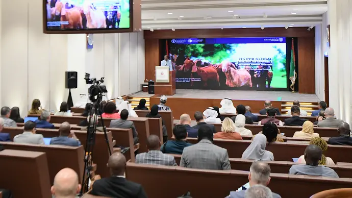 هيئة أبوظبي للزراعة والسلامة الغذائية تستضيف الاجتماع السنوي السابع لشبكة البحوث والخبرات العالمية لطاعون المجترات الصغيرة