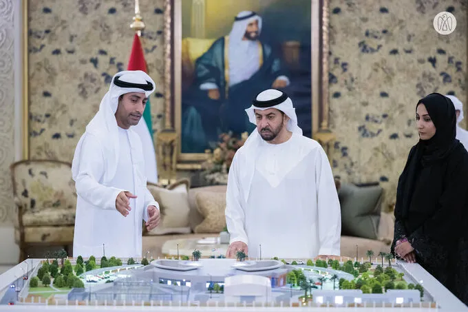 Hamdan bin Zayed reviews construction progress at the Plant Genetic Resources Centre in Al Ain
