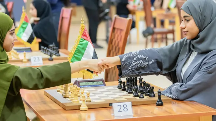 Under the patronage of Sheikha Fatima bint Mubarak and the directives of Fatima bint Hazza bin Zayed, 7th Fatima Bint Mubarak Academy International Blitz Chess Tournament for Ladies to promote connection, inclusion, and empowerment
