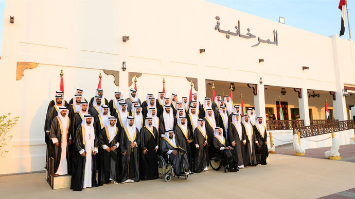 Under the patronage of the Presidential Court Majalis Abu Dhabi hosts group wedding at Majlis Al Markhaniya in Al Ain