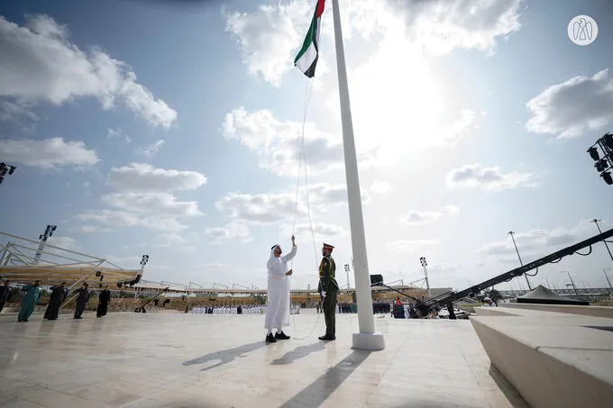 Theyab bin Mohamed bin Zayed attends silent prayer at Wahat Al Karama