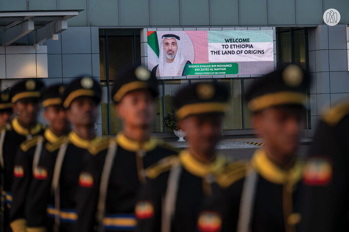 On behalf of UAE President, Crown Prince of Abu Dhabi arrives in Addis Ababa to attend World Without Hunger Conference