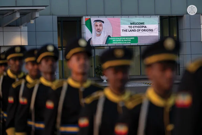 On behalf of UAE President, Crown Prince of Abu Dhabi arrives in Addis Ababa to attend World Without Hunger Conference