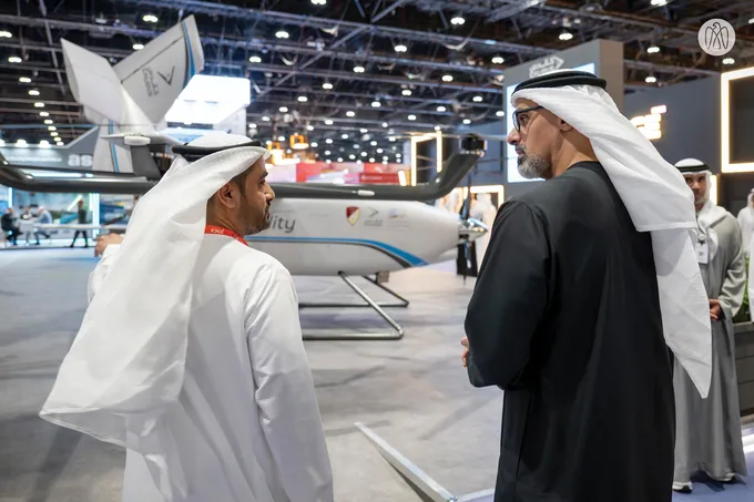 Khaled bin Mohamed bin Zayed visits UMEX and SimTEX 2026