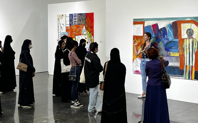 برنامج &quot;الفن+التكنولوجيا&quot; 2022 من فن أبوظبي يختتم ورشة عمل ودورة تدريبية حول الـ NFT لطلاب الجامعات
