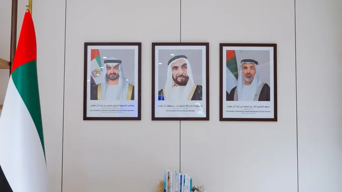 Hazza bin Zayed reviews Khalifa University’s research programmes and scientific initiatives in Al Ain Region