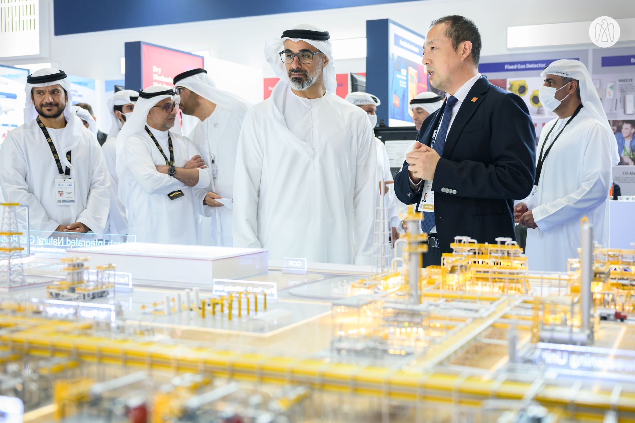 Khaled bin Mohamed bin Zayed tours Abu Dhabi International Petroleum