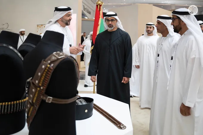 Khaled bin Mohamed bin Zayed visits Abu Dhabi International Hunting and Equestrian Exhibition (ADIHEX)