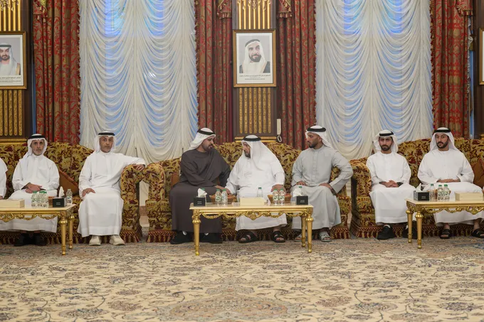 Theyab bin Mohamed bin Zayed offers condolences on the passing of Aisha Rashed Al Dhaheri