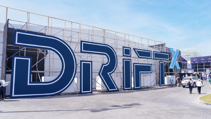 DRIFTx underway at Yas Marina Circuit in Abu Dhabi